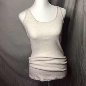 MEDIUM Faded Glory Tank Top with Pink Detailing!